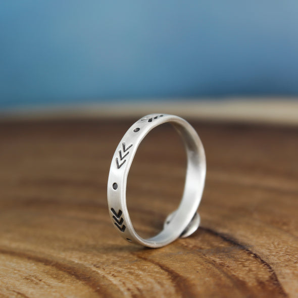 Compass Rose Stacking Ring 