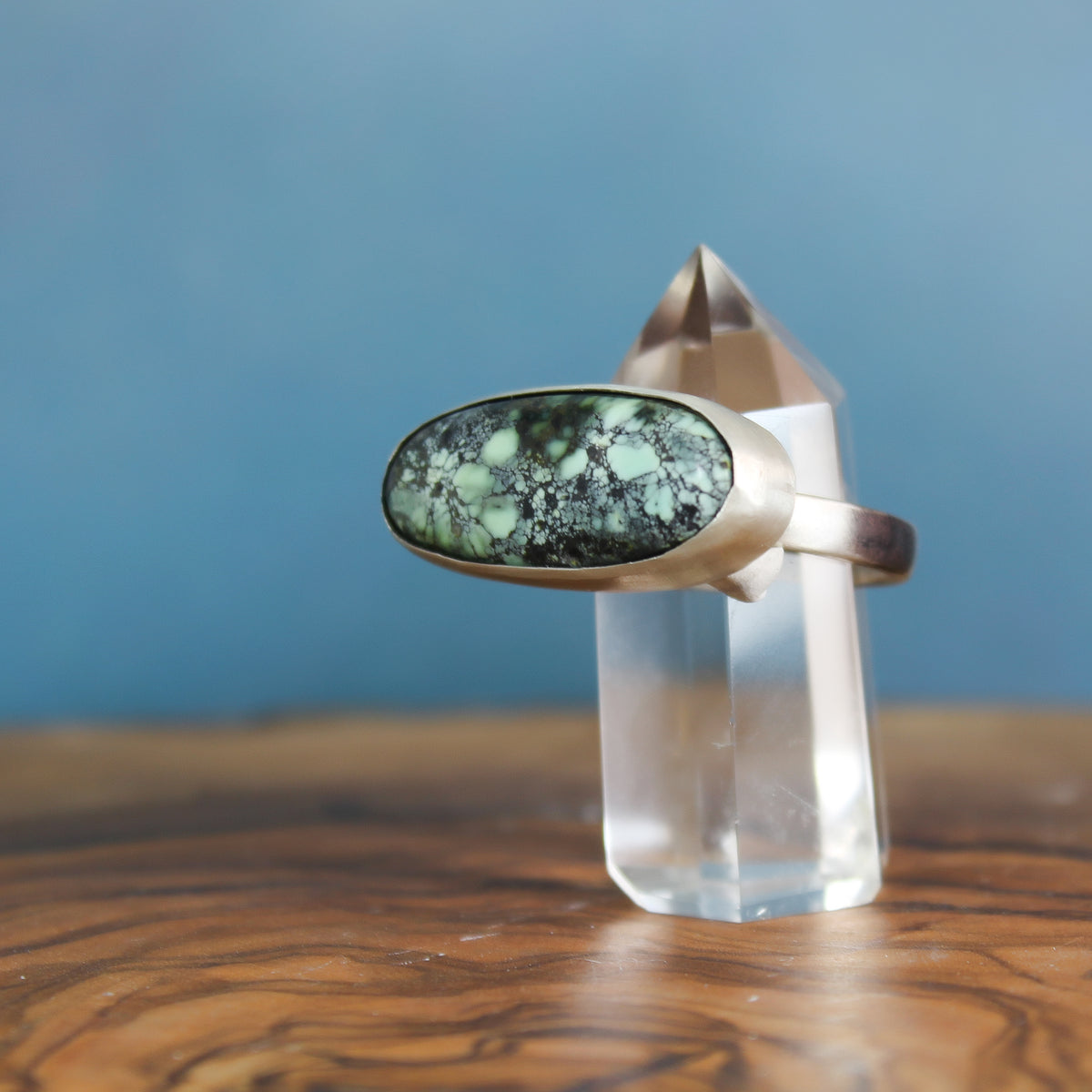 Long Variscite Ring 