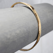 Hammered Gold Cuff Bracelet