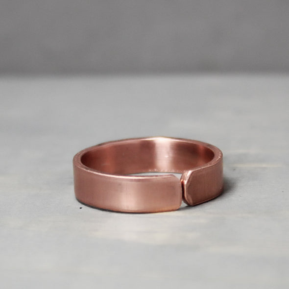 Delta Gamma Thin Copper Ring 