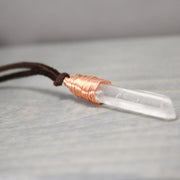 Copper Quartz Necklace 
