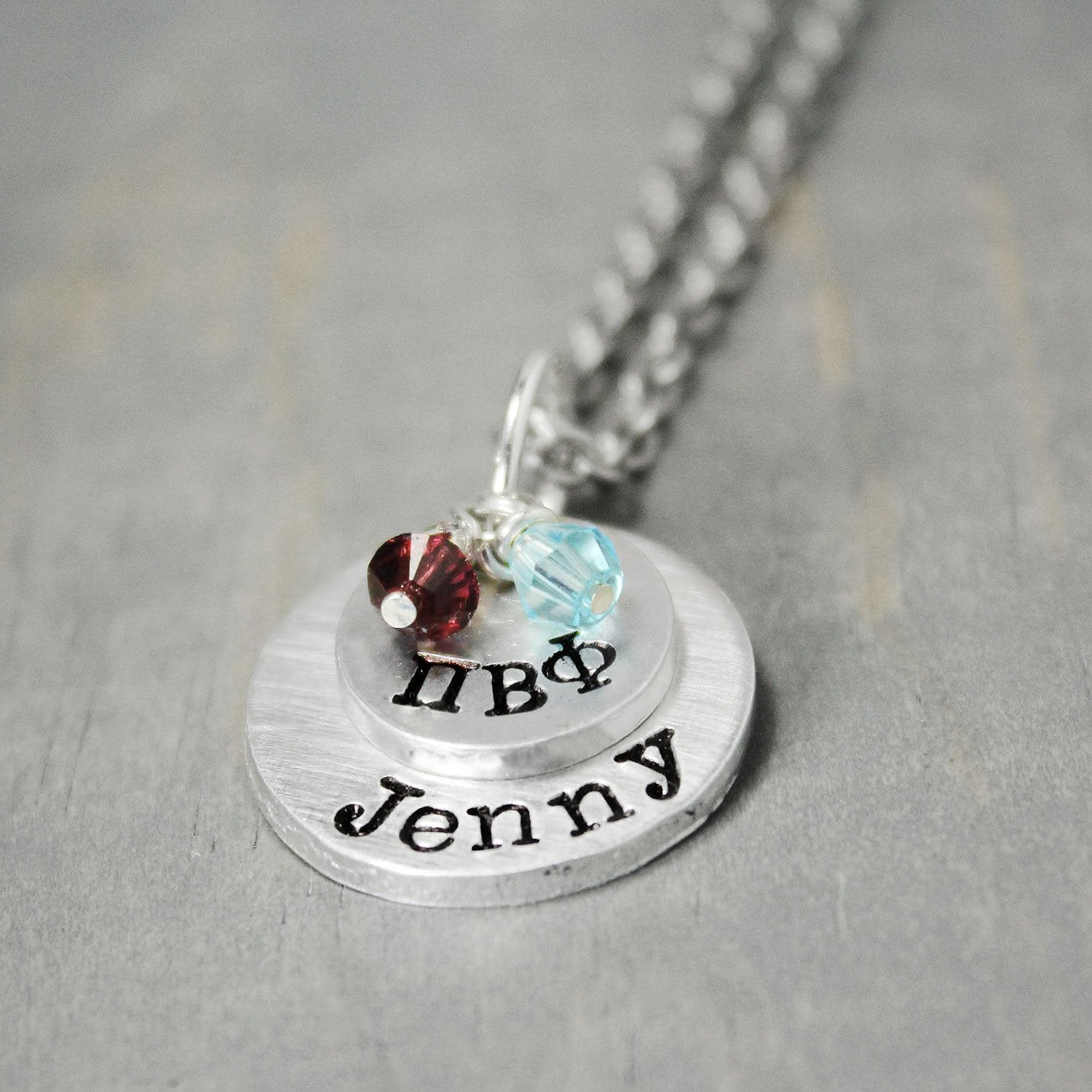 Pi Beta Phi Stacked Necklace 
