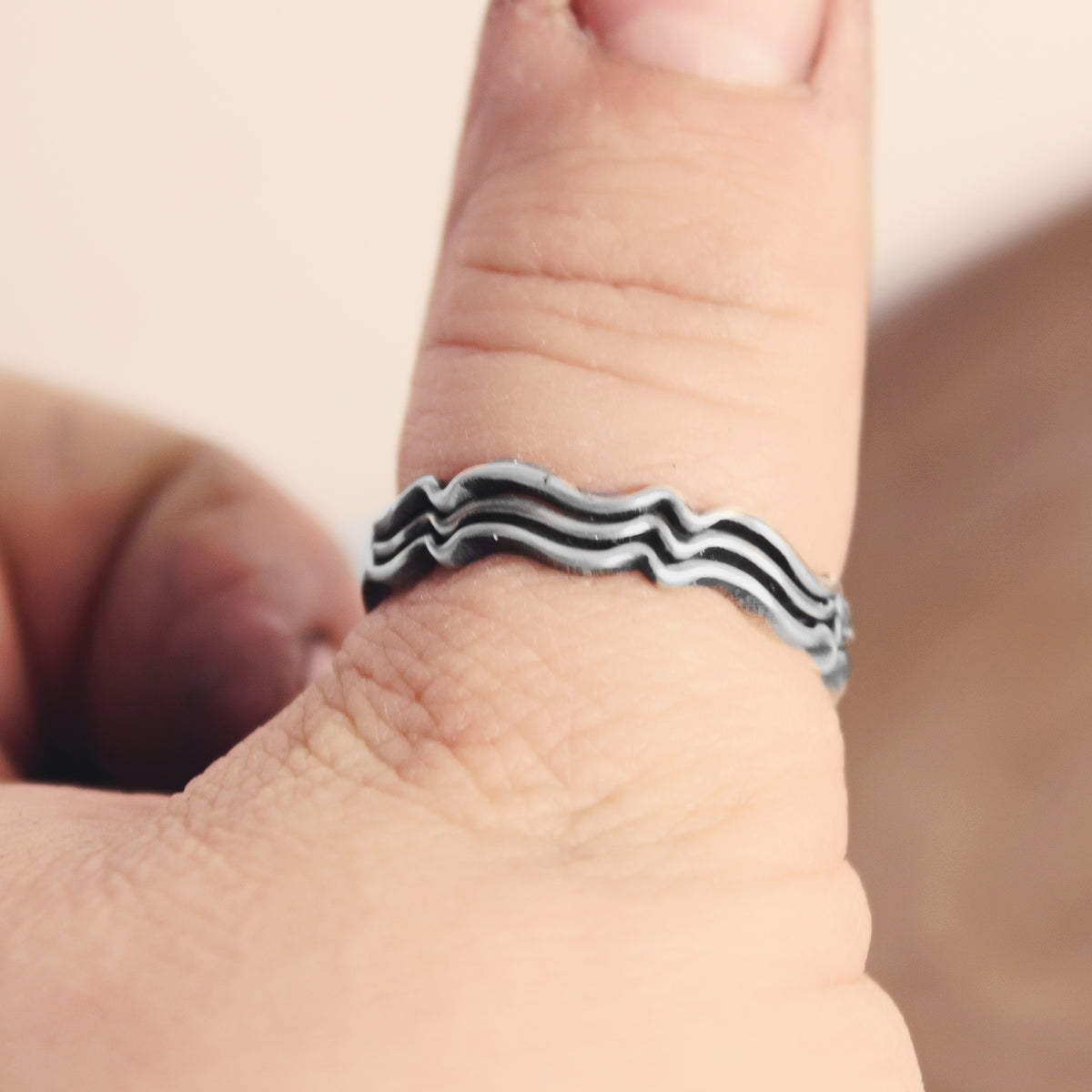 Wave Stacking Rings 