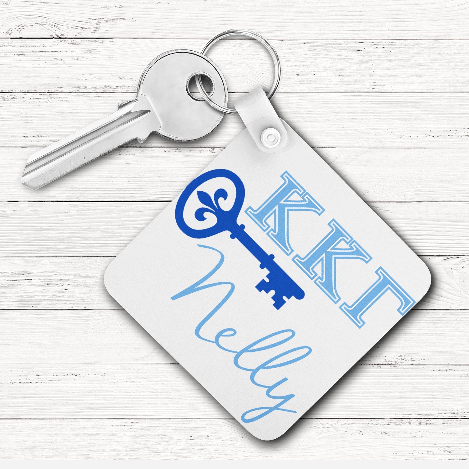 Kappa Kappa Gamma Square Key Chain 