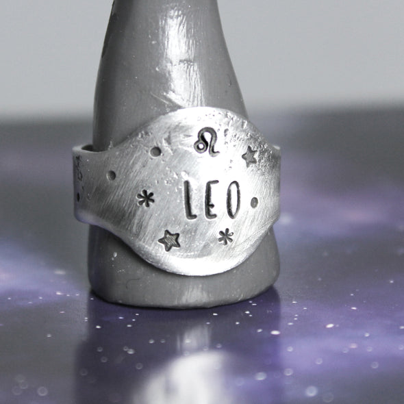 Leo Zodiac Ring 