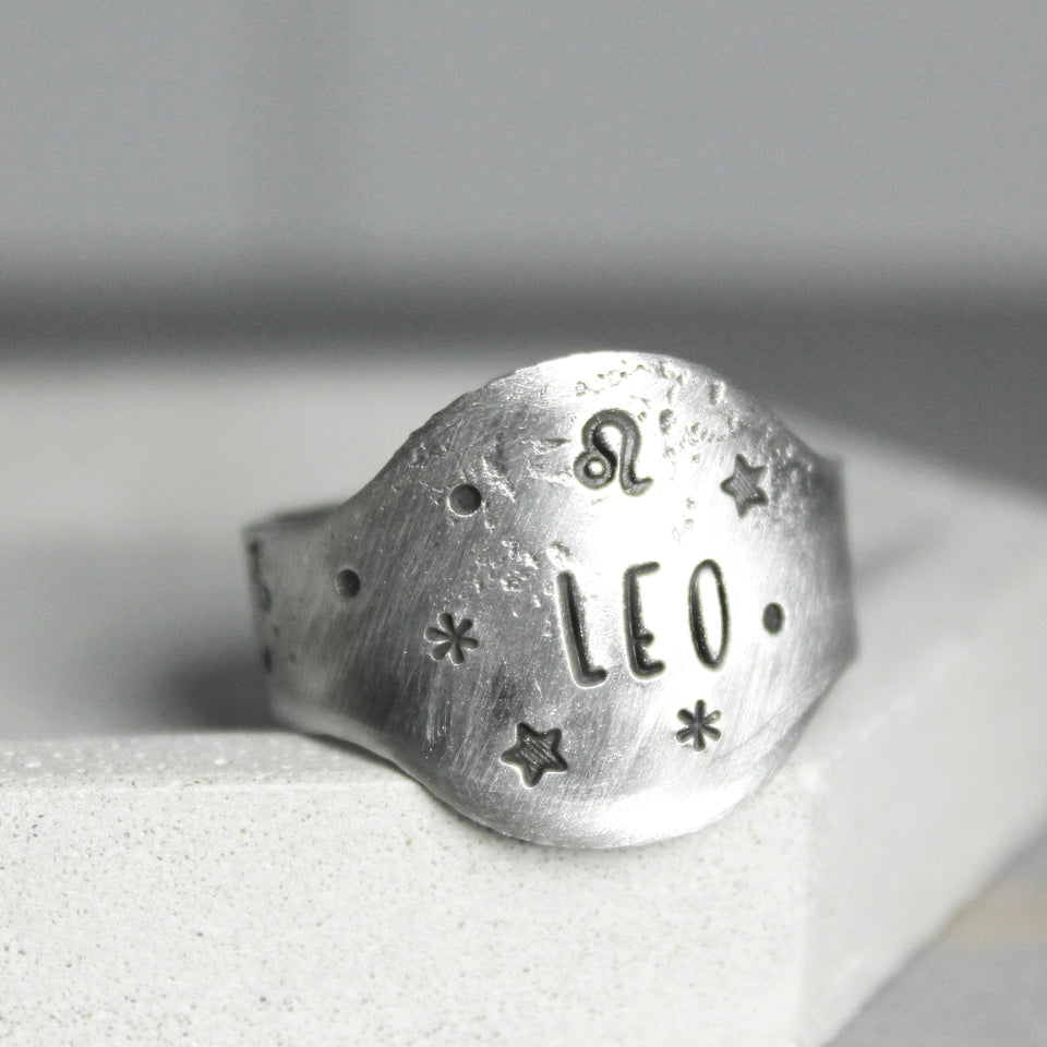 Leo Zodiac Ring