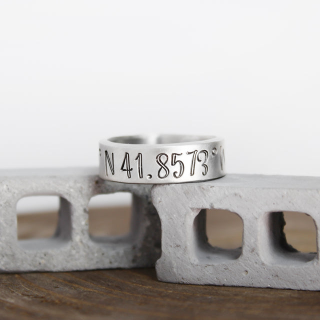 Handmade Coordinate Ring - Handmade Jewelry | Pure Impressions