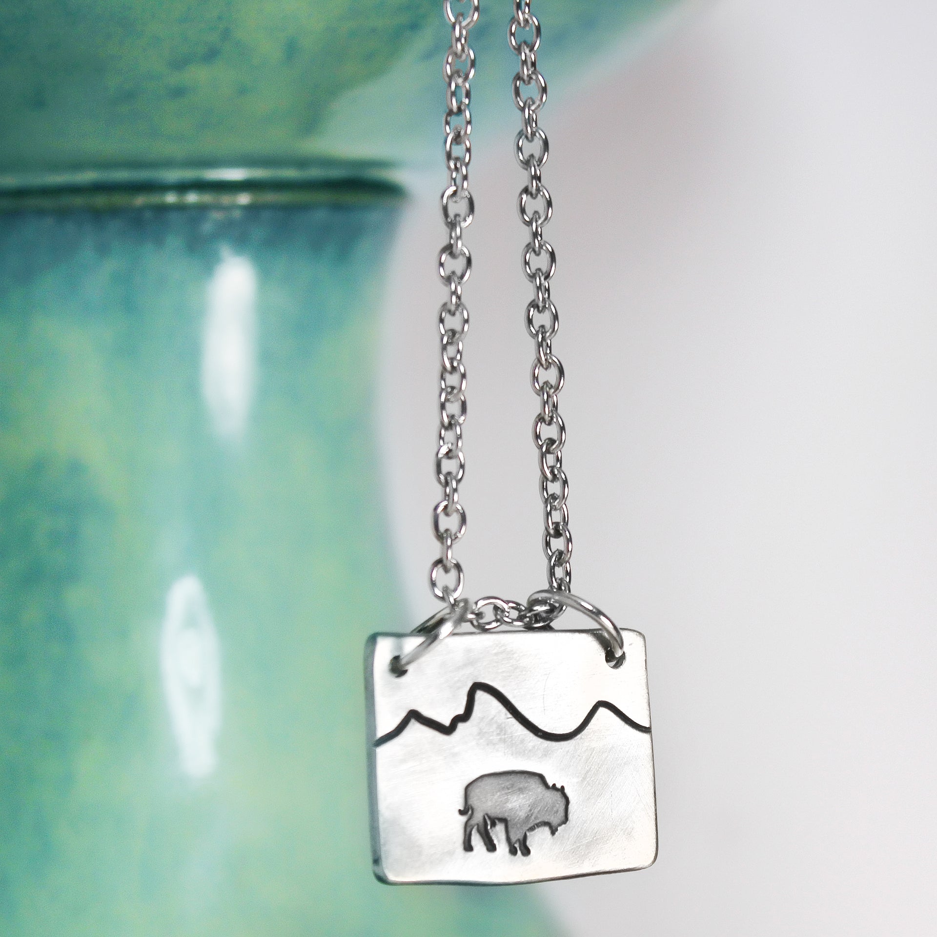 Mountain Bison Necklace 