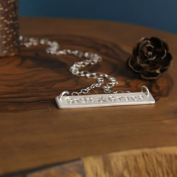 Grit & Grace Necklace Silver 