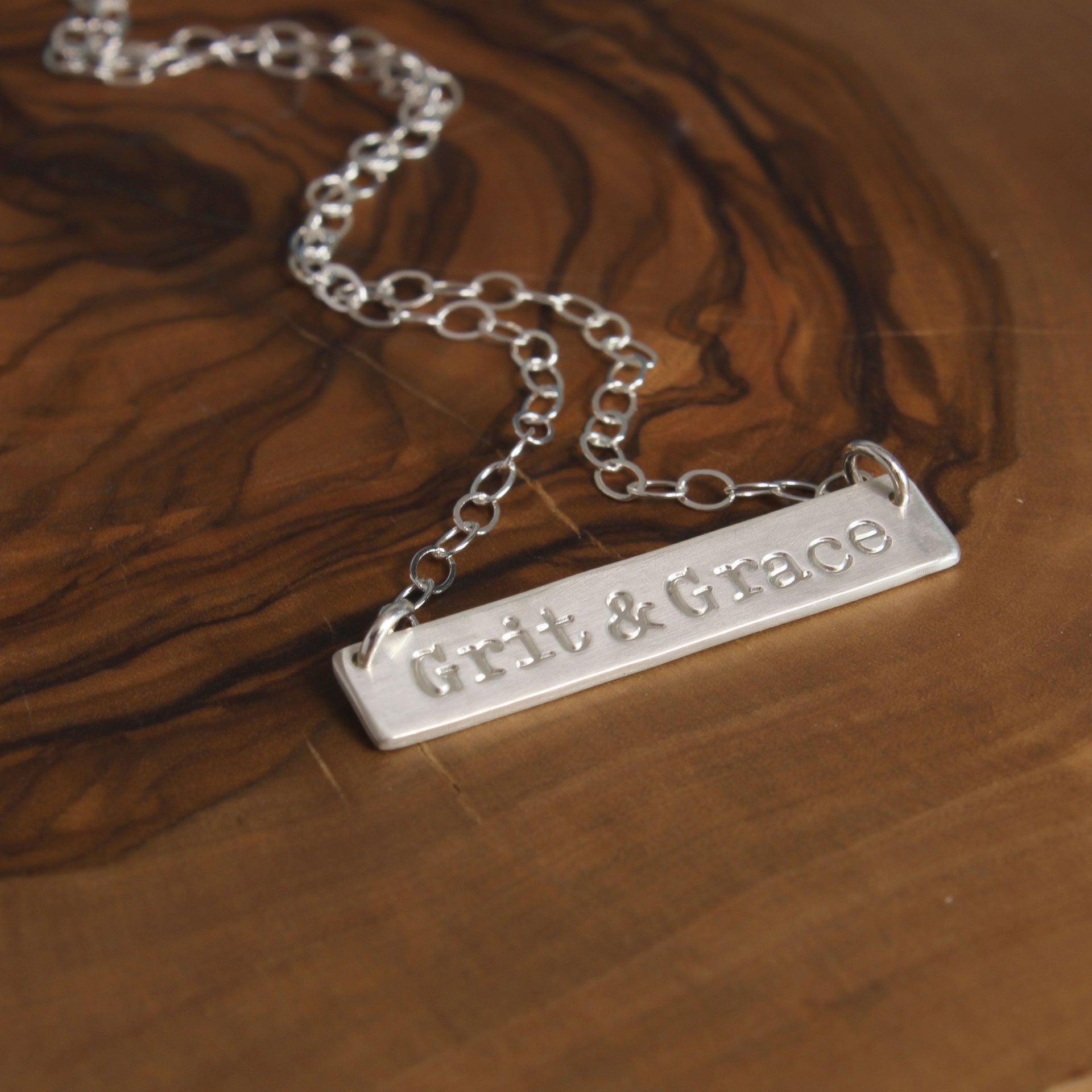 Grit Grace Necklace Silver - Main Image