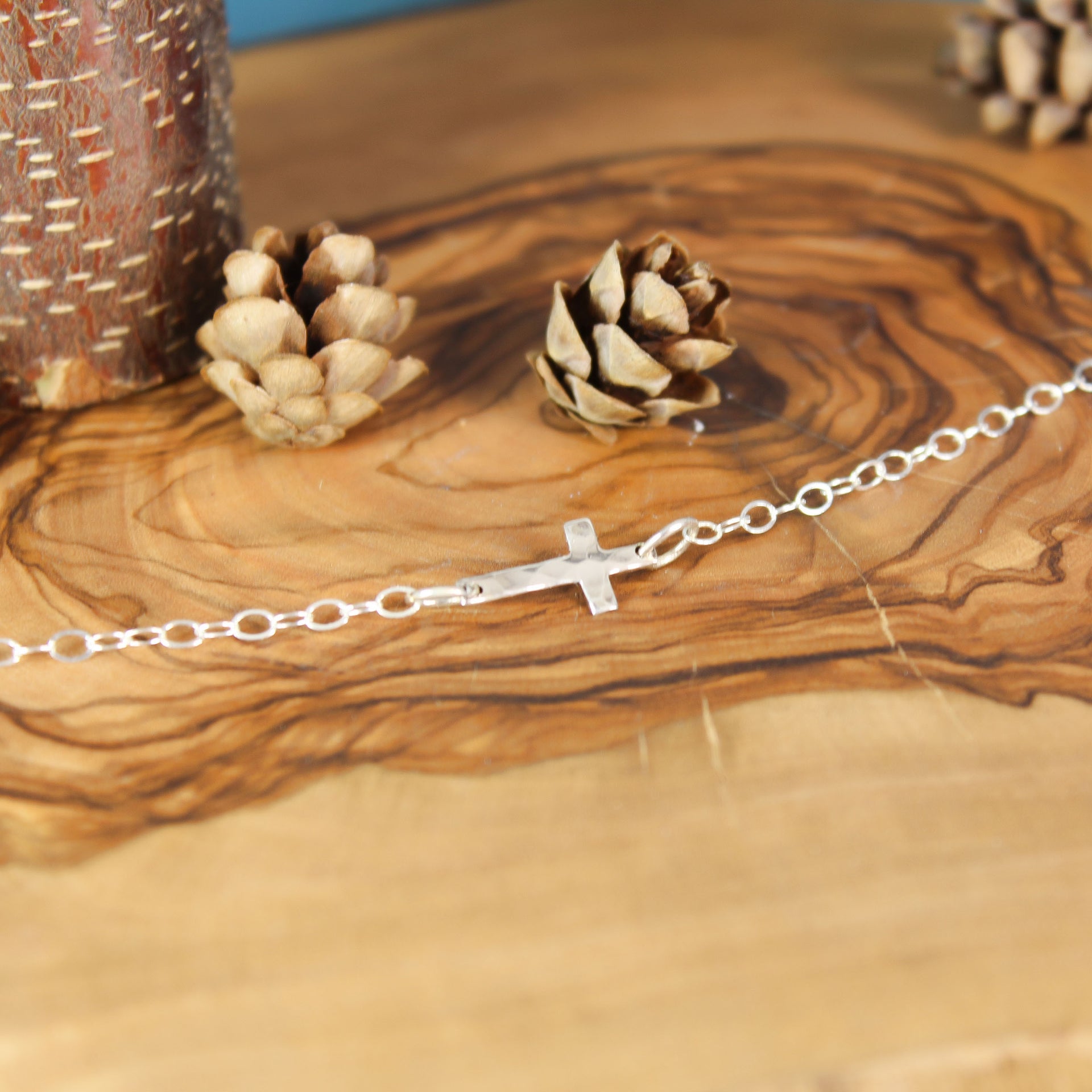 Silver Cross Necklace 