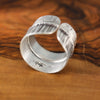 Wide Sterling Silver Ring 