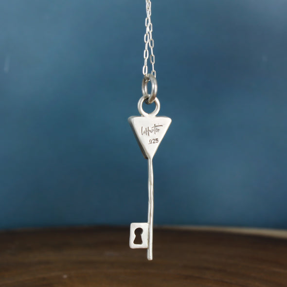 Turquoise Key Necklace 