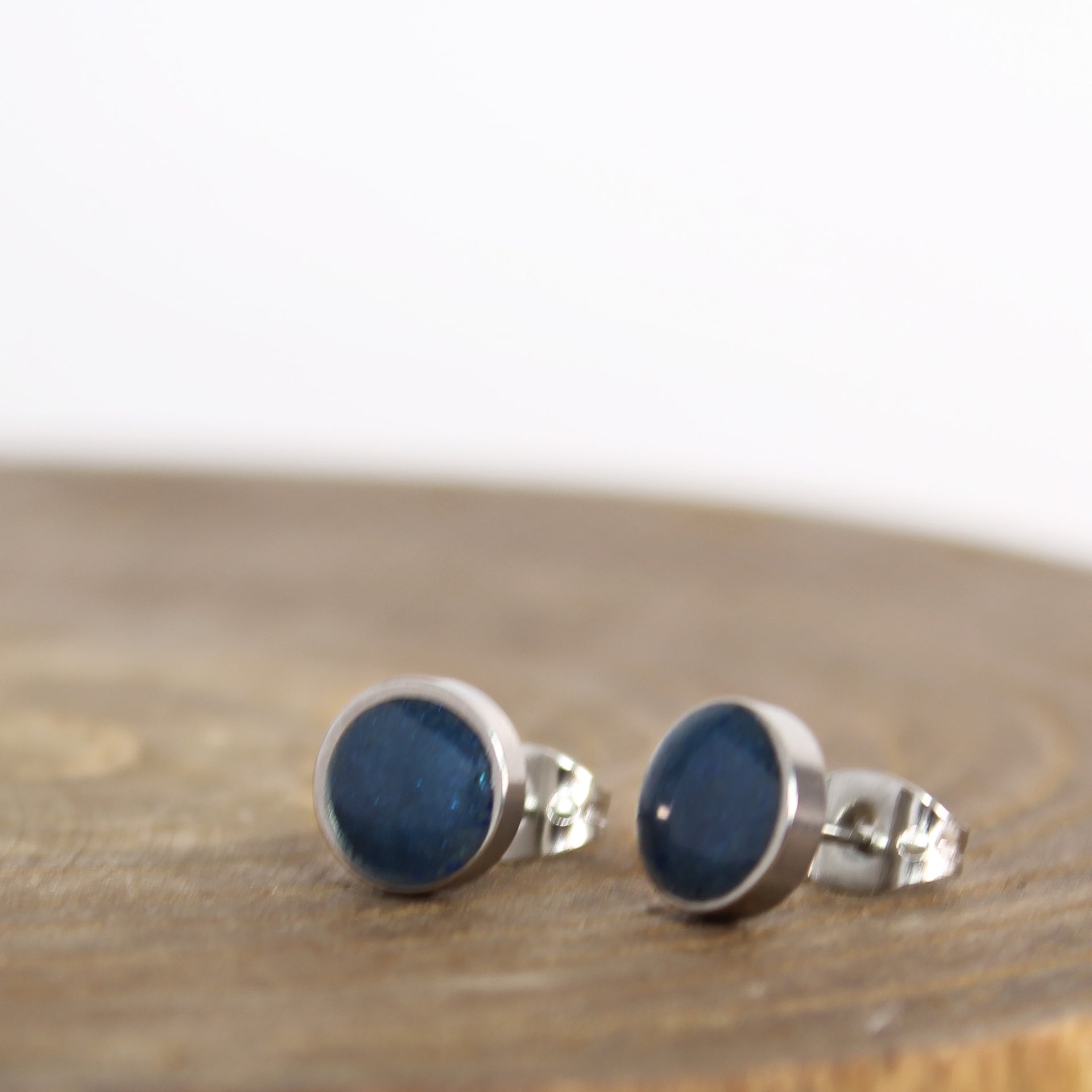 Blue Azurite Earrings 