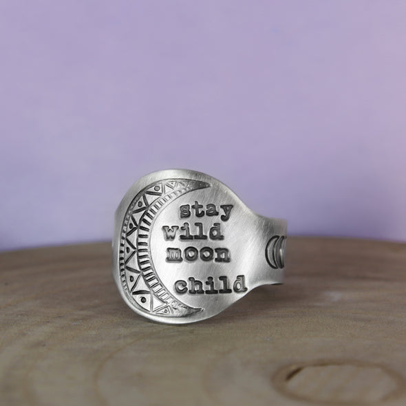 Stay Wild Moon Child Ring 