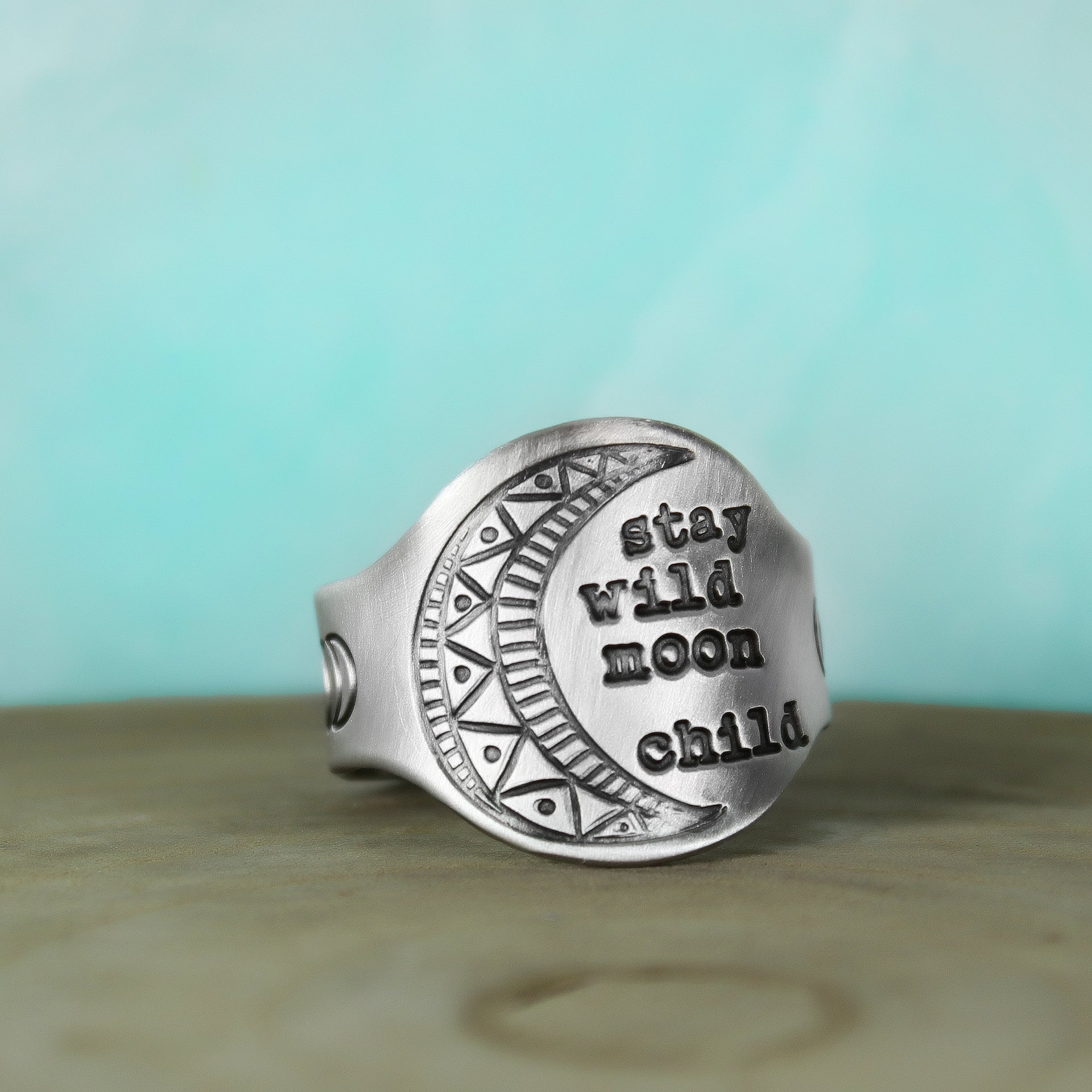 Stay Wild Moon Child Ring Unique Handmade Jewelry Pure Impressions