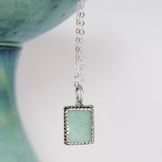 Rectangle Turquoise Necklace 