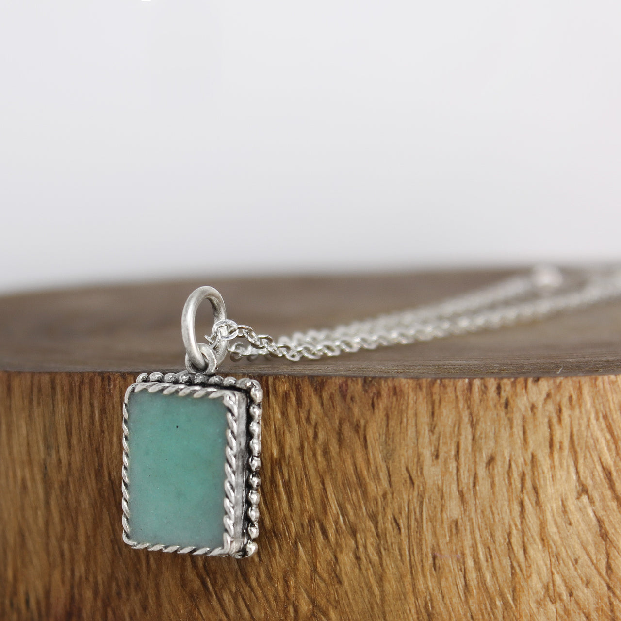 Rectangle Turquoise Necklace 