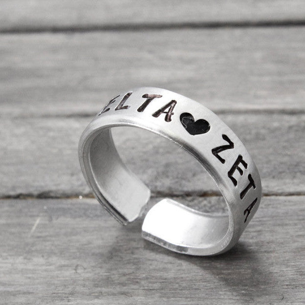 Delta Zeta Love Ring 