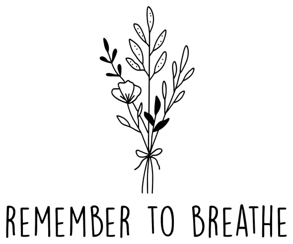 Remember to Breathe Sticker 